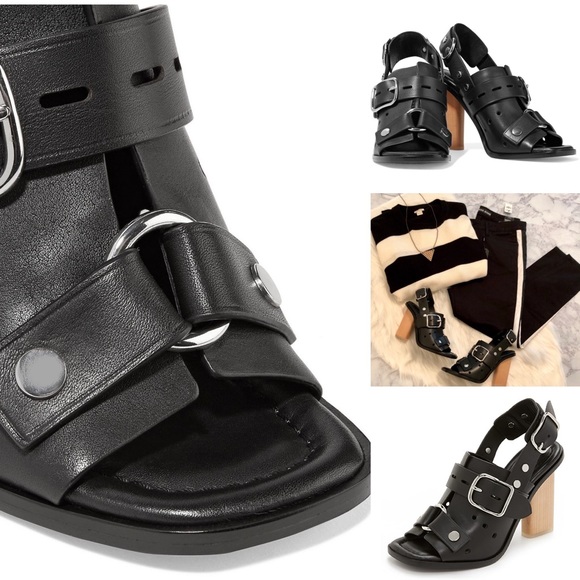 A L E X A N D E R W A N G : “Edda” Heeled Sandal - Picture 6 of 8